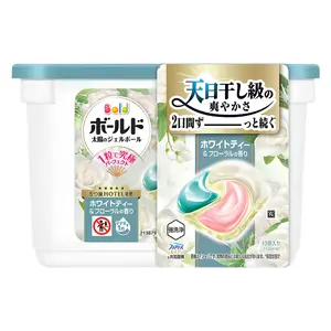 Viên Giặt Xả Hoa Trà, Bold, 4 in 1 Laundry Detergent Pods, White Tea & Floral Scent, 13 Viên (231g) - P & G