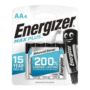 Pin AA, Max Plus, 200% Longer Lasting AA Battery, 1.5V, 4 Cục - ENERGIZER
