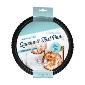 Khay Nướng Bánh Không Dính, Non-stick Quiche & Tart Pan (28 x 28 x 3cm) - UNCLE BILLS