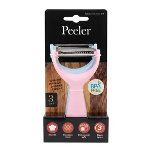 Dao Gọt Vỏ 3 Loại, Stainless Steel Y-Shape Peeler, Straight, Serrated & Julienne Peelers - UNCLE BILLS