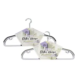 Móc Treo Quần Áo Chống Tuột, Non-Slip Clothes Hanger, 3 Cái (45cm) - UNCLE BILLS