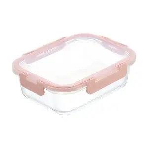Hộp Thủy Tinh Chữ Nhật, Nikko Pure Rectangle Glass Storage Container, 1050ml (210 x 159 x 68mm) - INOCHI