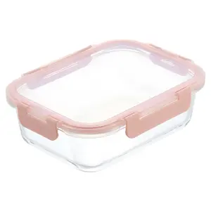 Hộp Thủy Tinh Chữ Nhật, Nikko Pure Rectangle Glass Storage Container, 1520ml (234 x 177 x 75mm) - INOCHI