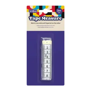 Thước Đo Vải, Kre8me, Cloth Tape Measure (2cm x 3m) - UNCLE BILLS