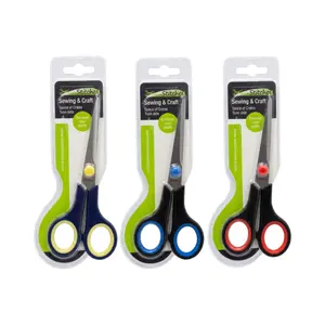 Kéo Cắt May Vải/Giấy Nhỏ (Nhiều Mẫu), Sewing & Craft Scissors with Soft Rubber Grip, Small - UNCLE BILLS