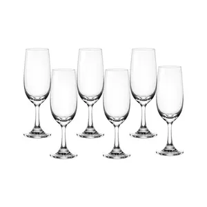 Ly Sâm Panh, Otaru Flute, Champagne Glass, 6 Cái, 190ml (57 x 57 x 184mm) - INOCHI
