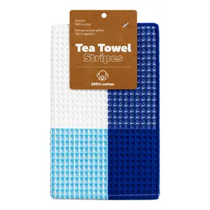 Khăn Sọc Lau Chén Đĩa, 100% Cotton Tea Towel Stripes (46 x 67cm) - UNCLE BILLS