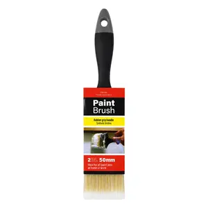 Cọ Sơn Cán Cao Su, Paint Brush with Rubber Grip Handle (50mm) - UNCLE BILLS