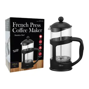 Bình Pha Cà Phê Kiểu Pháp, Stainless Steel French Press Coffee Maker, 20 oz (600ml) - UNCLE BILLS