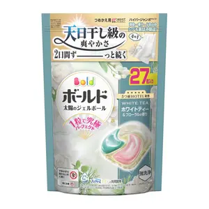 Viên Giặt Xả Hoa Trà, Bold, 4 in 1 Laundry Detergent Pods, White Tea & Floral Scent, 27 Viên (479g) - P & G