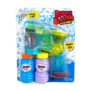 Đồ Chơi Súng Bắn Bong Bóng Có Đèn, Bubble Blaster with Light, Battery Operated (50ml) - UNCLE BILLS