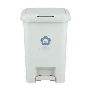 Thùng Rác Đạp Hình Chữ Nhật, Hiro Rectangle Pedal Bin, 15L (230 x 309 x 398mm) - INOCHI