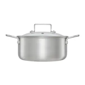 Nồi Inox Nguyên Khối, Omi Gourmet Tri-ply Stainless Steel Pot, 20cm (318 x 200 x 95mm) - INOCHI
