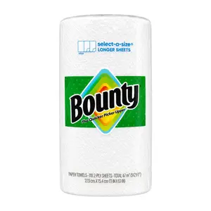 Khăn Giấy Bếp 2 Lớp, Kitchen Paper Towels, 100 Tờ (27.9 x 15.4cm) - BOUNTY