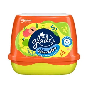 Sáp Thơm Hương Táo Xanh & Đào, Scented Gel Air Freshener, Essences Elite Crisp Green Apple & Peach (180g) - GLADE