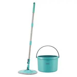 Bộ Lau Nhà Tách Nước Tròn, Souji Plus Spin Mop Round Set, 2.5L (320 x 322 x 190mm) - INOCHI