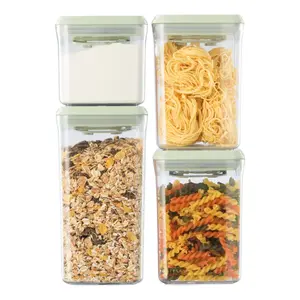 Bộ Hộp Đựng Thực Phẩm Khô, Hokkaido Dry Food Container, 4 Cái (500ml, 1000ml, 1400ml) - INOCHI