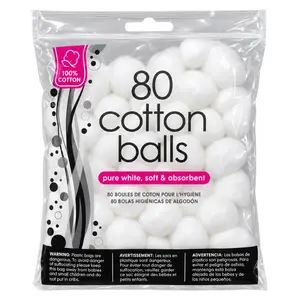 Bông Gòn Dạng Viên, Cotton Balls, 80 Viên - UNCLE BILLS