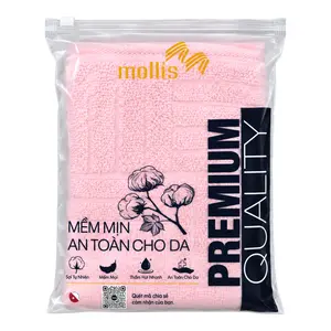 Khăn Mặt Mềm Mịn, Premium Quality Cotton Face Towel (34 x 78cm) - MOLLIS