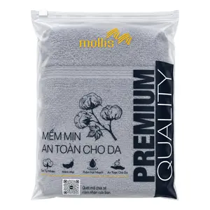 Khăn Mặt Mềm Mịn, Premium Quality Cotton Smart Yarn Face Towel (40 x 78cm) - MOLLIS