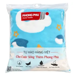 Áo Choàng Trẻ Em, Baby Bathrobe (60 x 120cm) - PHONG PHU HOME