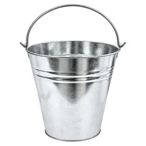 Xô Nước Mạ Kẽm, Galvanized Bucket (10L) - UNCLE BILLS