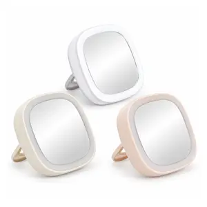 Gương Trang Điểm Đèn Led Kèm Chân Đế (Nhiều Mẫu), Mini Light-Up Makeup Mirror with Stand, Battery Not Included - UNCLE BILLS