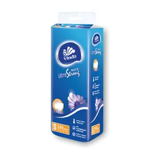 Khăn Giấy Rút 3 Lớp Không Mùi, Neutral, Ultra Strong Facial Tissues, 5 Gói, 550 Tờ (195 x 133mm) - VINDA