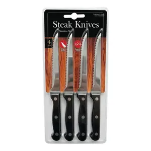 Dao Ăn Bò Bít Tết, Stainless Steel Steak Knives, 4 Cái - UNCLE BILLS