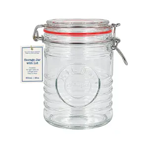 Hũ Thủy Tinh Đựng Thực Phẩm, Glass Storage Jar with Lid, 26 oz (800ml) - UNCLE BILLS