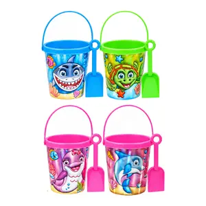 Xô & Xẻng Xúc Cát Đồ Chơi (Nhiều Mẫu), Printed Bucket & Shovel Toy (2250ml) - UNCLE BILLS