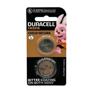 Pin Đồng Xu CR2016, CR2016 Battery, 3V Lithium, 2 Viên - DURACELL