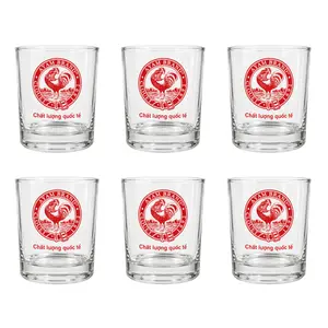 [Hàng Tặng Không Bán] Bộ 6 Ly Thủy Tinh Thương Hiệu Ayam Brand, Drinking Glass - AYAM BRAND
