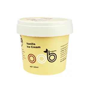 Kem Vani Hữu Cơ, Organic Vanilla Ice Cream (120ml) - OOB