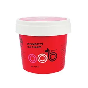 Kem Dâu Hữu Cơ, Organic Strawberry Ice Cream (120ml) - OOB