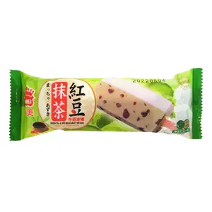 Kem Trà Xanh Sữa Đậu Đỏ, Green Tea & Red Bean Milky Ice Bar (87.5g) - I-MEI