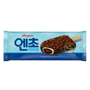 Kem Socola Đậu Phộng, Encho Bar, Chocolate Peanut Ice Cream Bar (70ml) - BINGGRAE