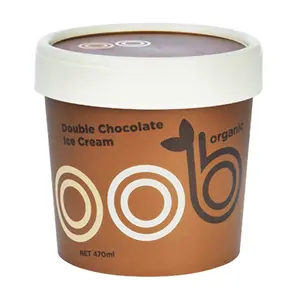 Kem Socola Hữu Cơ, Organic Double Chocolate Ice Cream (470ml) - OOB