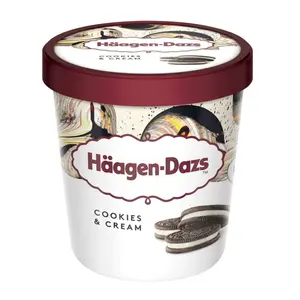 Kem Cookie, Cookies & Cream Ice Cream (473ml) - HAAGEN-DAZS