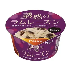 Kem Ly Vị Rum Nho, Pâtiré, Rum Raisin Ice Cream Cup (120ml) - MEITO