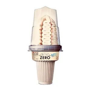 Kem Lưu Ly Phomat Không Đường, Zero Softcone, Sugar Free (195ml) - LOTTE