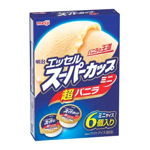 Kem Vani, Essel Super Cup, Cho-Vanilla Ice Cream, 6 Hũ Mini (480ml) - MEIJI