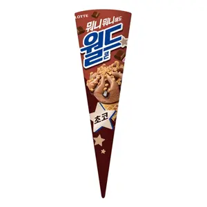 Kem Ốc Quế Vị Socola, World Cone Choco (160ml) - LOTTE
