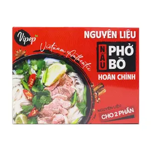 Nguyên Liệu Nấu Phở Bò Hoàn Chỉnh, Vietnam Authentic Beef Pho Cooking Set, 2 Phần (185g) - VIPEP