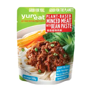 Thịt Bằm Từ Thực Vật & Tương Đậu, Plant-Based Minced Meat with Bean Paste (100g) - YUMEAT
