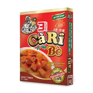 Cà Ri Bò Cay Ăn Liền, Instant Spicy Beef Curry (200g) - ONG CHA VA