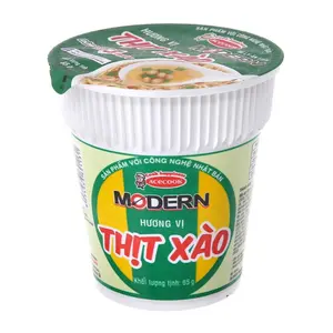 Mì Ly Thịt Xào, Modern, Instant Noodle Cup, Stir-Fried Meat Flavour (65g) - ACECOOK