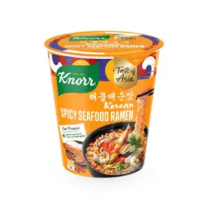Mì Ramen Hải Sản Cay Hàn Quốc, Korean Spicy Seafood Ramen (65g) - KNORR