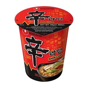 Mì Ly Vị Cay, Shin Cup, Spicy Noodle Soup (68g) - NONGSHIM