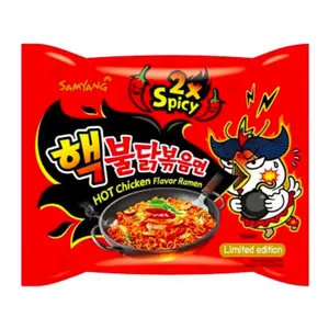 Mì Khô Gà Cực Cay, Buldak Spicy 2X, Hot Chicken Flavored Ramen (140g) - SAMYANG